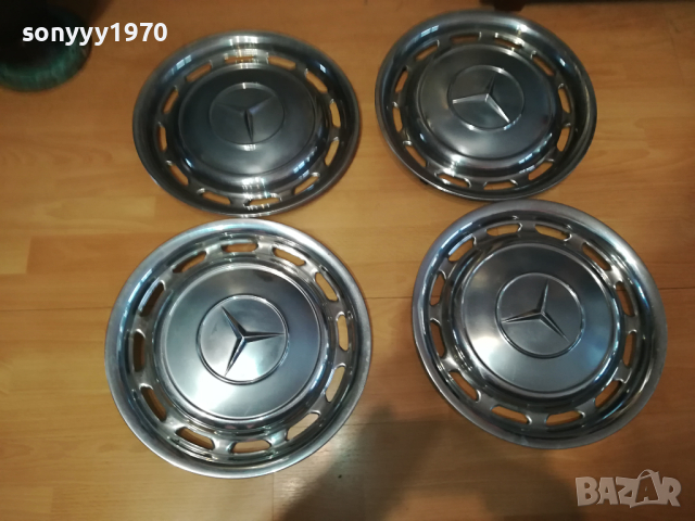 *МЕРЦЕДЕС РЕТРО ТАСОВЕ-4БР ИНОКС 1903240757, снимка 5 - Антикварни и старинни предмети - 44834264