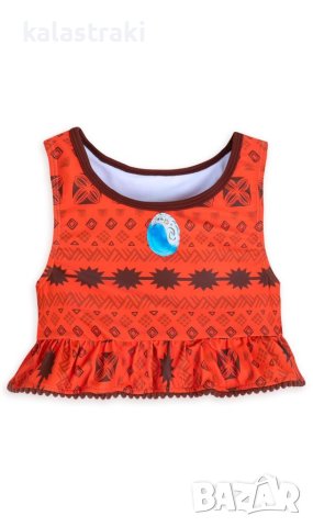 Невероятен бански на Ваяна от 3 части, Дисни, снимка 4 - Детско бельо и бански  - 41618728