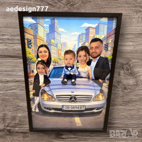 Карикатура по ваша снимка , снимка 3 - Картини - 53123094