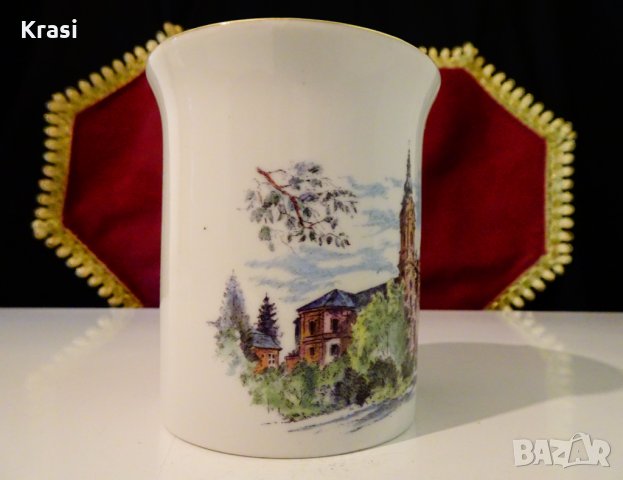 Порцеланова чаша Бохемия,базилика. , снимка 3 - Чаши - 33843103
