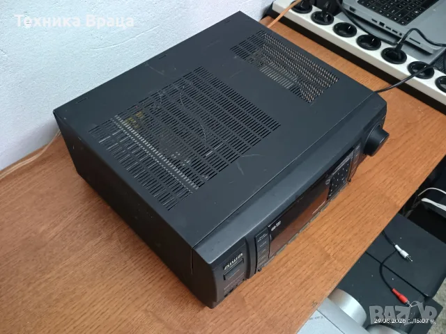 Ресивър AIWA AV-X100ES в Midi“ (компактен) размер. Изпращам видео. , снимка 9 - Ресийвъри, усилватели, смесителни пултове - 55872483