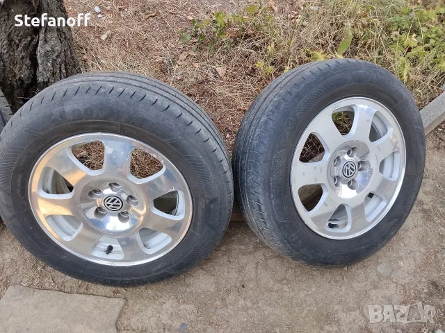 Алуминиеви джанти 15 с гуми , VW/AUDI, снимка 3 - Гуми и джанти - 55799889