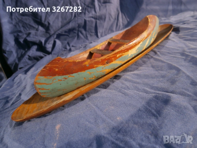 Лодка,Макет,Индианска,Кану,Пирога,Ретро, снимка 17 - Антикварни и старинни предмети - 53026065