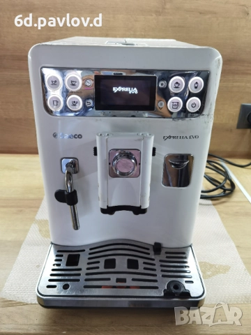 Saeco Exprelia EVO   - с  БГ меню, снимка 2 - Кафемашини - 52901600