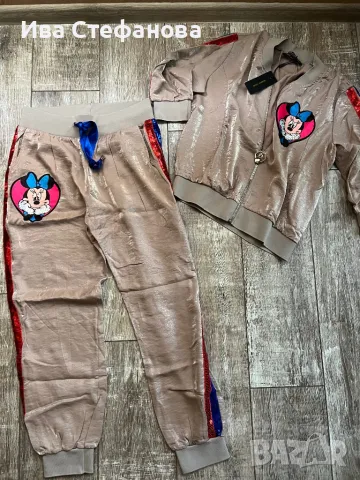  Wow Спортен сет нов комплект от две части спорно елегантен Мики Маус Mickey Mouse 