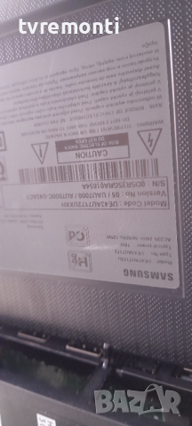 Основна платка - KANT SU2E AU7000 BN96-52604F BN96-54206N FOR SAMSUNG UE43AU7172, снимка 7 - Части и Платки - 36165795