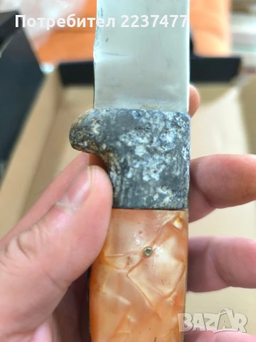 голям соц нож Хан Тервел , снимка 5 - Ножове - 51278237