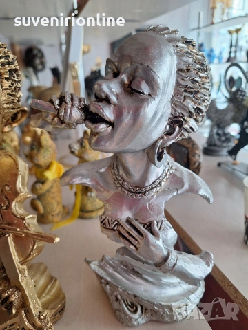 Декоративна статуетка музикант, снимка 4 - Статуетки - 39174578