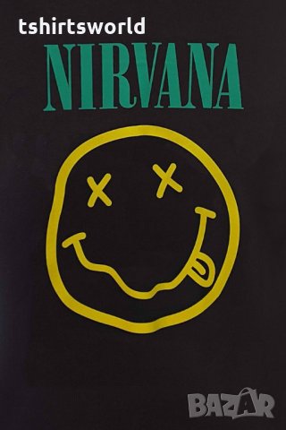 Нов детски суичър с трансферен печат на музикалната група Nirvana (Нирвана), снимка 2 - Детски анцузи и суичери - 34585970