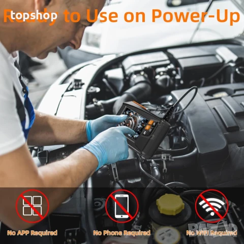 Ендоскопска камера със светлина, бороскоп Ennovor 1920 HD с 4.3" LCD екран, водоустойчива IP67 10м , снимка 7 - Друга електроника - 50694313