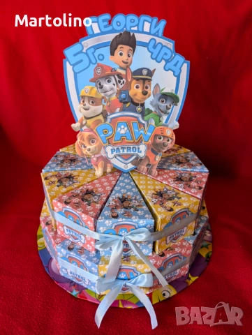 Картонена торта Among us, снимка 5 - Други - 53135767