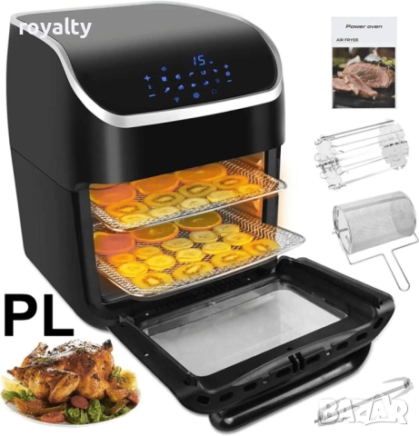 Еър Фраер Stella Power Air Fryer Oven – 12 литра, 1800W, снимка 3 - Други стоки за дома - 51733852
