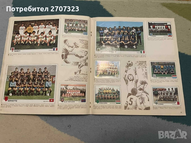 Албум Панини Евро футбол 1979 - 100% попълнен, снимка 2 - Списания и комикси - 51473946