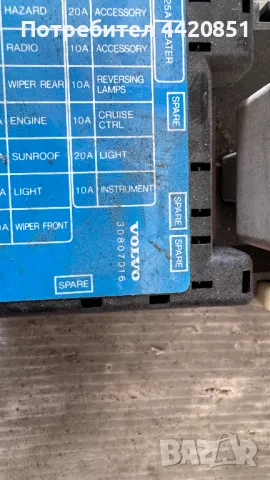 Контролен Модул (Бушонно Табло BSI / BSM ) за Volvo V40 - 30807016, снимка 2 - Части - 50350774
