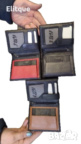 Мъжко портмоне в различни цветове от естествена к., снимка 10 - Портфейли, портмонета - 52895622