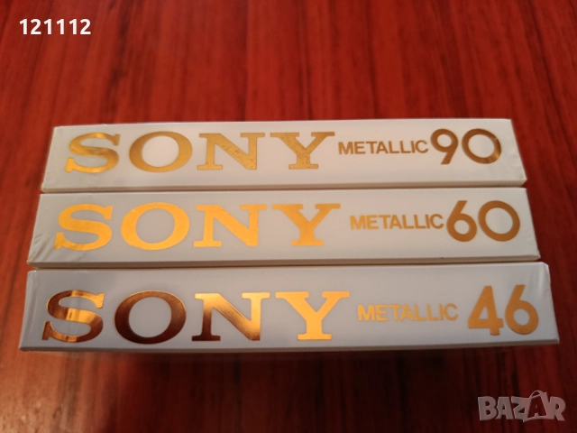 Аудио касети Sony Metallic 46,60,90, снимка 3 - Аудио касети - 52770828