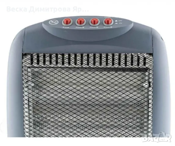 Халогенна печка, 1200W,с осцилация, снимка 4 - Печки, фурни - 47283948