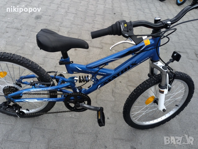 MATRIX Велосипед 20" FLASH син, снимка 3 - Велосипеди - 53838953