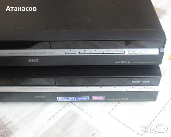 DVD Recorder Sony RDR-HXD890, RDR-HX750, снимка 4 - Плейъри, домашно кино, прожектори - 53028829