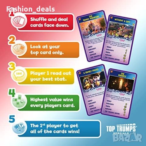 Нови карти игра Top Trumps Disney’s Encanto Specials деца възратни забавление, снимка 2 - Други - 42182674