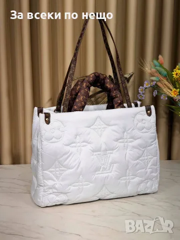 Louis Vuitton Стилна Капитонирана Дамска Чанта Тип Тоут С Монограм , снимка 8 - Чанти - 55931457