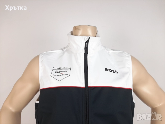 Porsche Motorsport x Boss Softshell Vest - Оригинален мъжки елек размер M, снимка 8 - Якета - 52935424