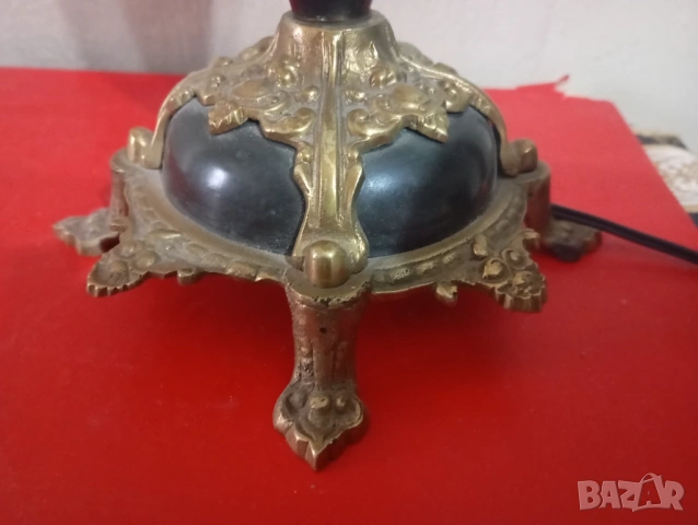 Антична настолна лампа, снимка 3 - Настолни лампи - 45693420