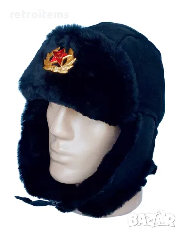 Руски, съветски шлемофон от фина агнешка естествена кожа., снимка 4 - Колекции - 47730809