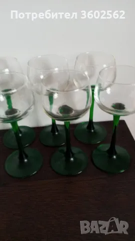 Френски винтидж чаши за бяло вино, снимка 2 - Чаши - 47740716