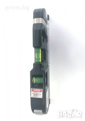 лазерен нивелир с ролетка 2,5 м и линия 30 см, внос от Германия, снимка 11 - Шублери - 35733650