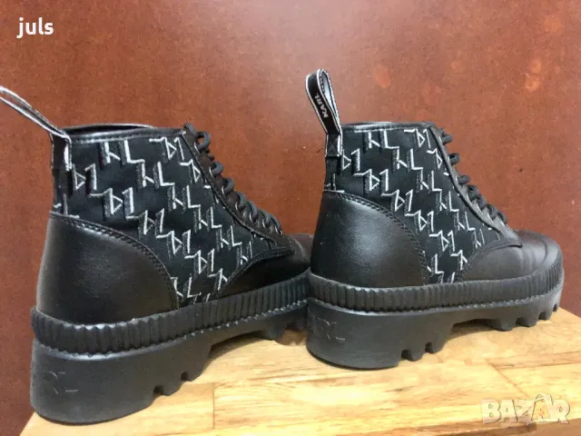 KARL LAGERFELD - Дамски боти с монограми, снимка 7 - Дамски боти - 49335699