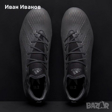 полу -професионални бутонки Adidas X 18.2 FG  номер 39,5-40, снимка 5 - Футбол - 40958938