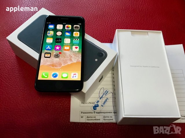 Apple iPhone 7 32Gb black mate  Фабрично отключен, снимка 2 - Apple iPhone - 36688492