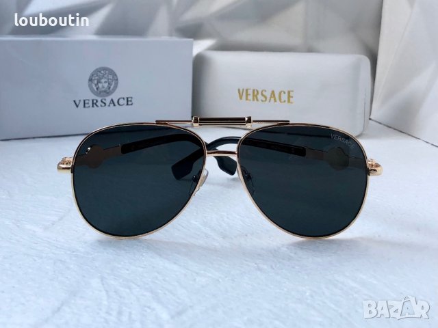 Versace VE2236 мъжки слънчеви очила авиатор унисекс дамски, снимка 4 - Слънчеви и диоптрични очила - 41939999