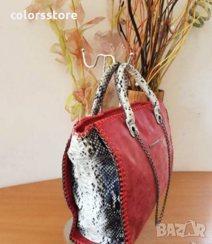 Велурена чанта Stella McCarthy  код SG99, снимка 4 - Чанти - 35760119