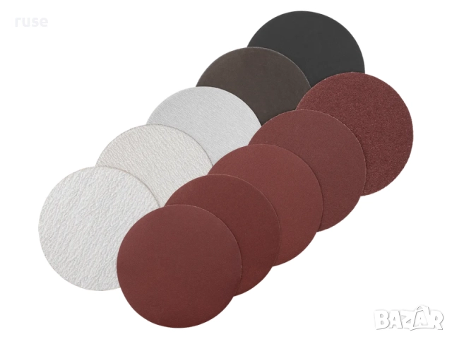 НОВИ! Шлайф диск и 10 шкурки Parkside за ъглошлайф с адаптер, снимка 6 - Други инструменти - 52817915
