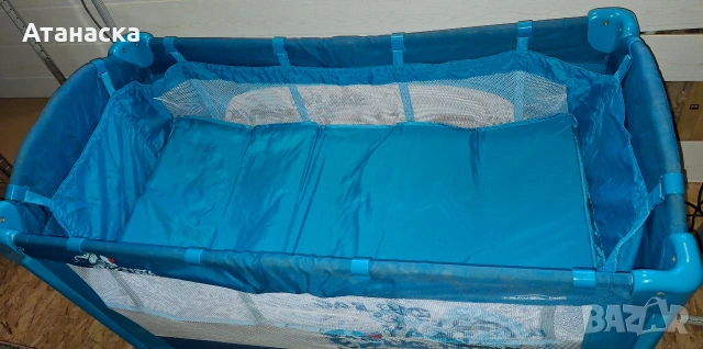 Бебешка сгъваема кошара Lorelli на 2 нива с люлеещ механизъм, снимка 5 - Кошарки - 53407463