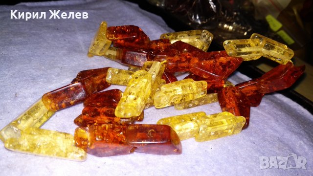 ПРЕКРАСНО ВИНТИДЖ СТИЛ КОЛИЕ ОГЪРЛИЦА от КЕХЛИБАР - КАТАЛИН 34526, снимка 10 - Колиета, медальони, синджири - 39062147