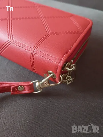 Дамско портмоне в червен цвят, снимка 2 - Портфейли, портмонета - 48926980