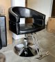 Фризьорски стол с маслен крик, измивна колона и бръснарски стол, снимка 9