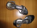 N37 Ecco/естествена кожа дамски сандали, снимка 1 - Сандали - 35943002