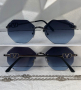 Valentino дамски слънчеви очила Осмоъгълник с верижка синджир, снимка 6