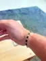 Златна гривна със силикон 14 карата, снимка 2