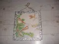 Картина-Врабчета-зимна, снимка 4