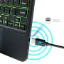 Универсална мини Bluetooth клавиатура с 7 цвята подсветка  TECPHILE, снимка 2