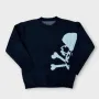 Y2K Skull Graphic Sweater, снимка 1