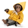 Бебе-маймунка Лола, с палто в цвят горчица, 32 см 0608060, снимка 2