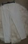 СТРАХОТЕН спортно-елегантен панталон с висока талия  - бял на черно райе, снимка 1 - Панталони - 41686906