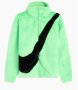 Дамско яке Nike Faux Fur Green - размер XS/S, снимка 4