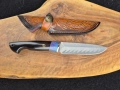 Ловен нож дамаска стомана LN423, снимка 4